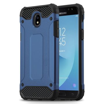 Ntech Samsung Galaxy J3 2017 Hybrid Armor Hoesje - Blauw