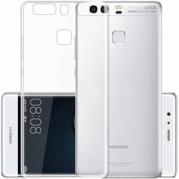 Huawei P9 Lite ultra dun crystal clear grip bumper case cover hoesje