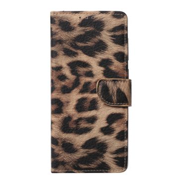 Samsung A21S Hoesje Luipaard - Galaxy A21s Boek Hoesje / Portemonnee cover - Luipaard hoesje Samsung A21s