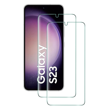 Screenprotector Geschikt voor Samsung Galaxy S23 Screenprotector Beschermglas – gehard glas – screen protector - 2 Stuks