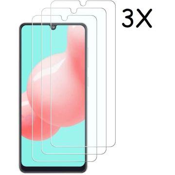 Samsung A32 4G Screenprotector - Galaxy A32 4G tempered glass Screenprotector - 3 stuks