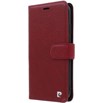 iPhone Xs Max hoesje - Pierre Cardin - Rood - Leer