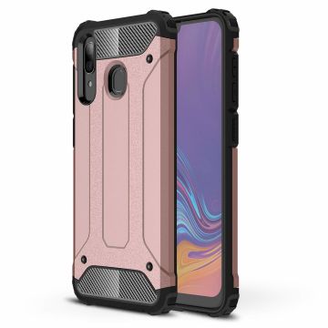 Ntech Samsung Galaxy A30 Hybrid Armor Hoesje - Rose Goud