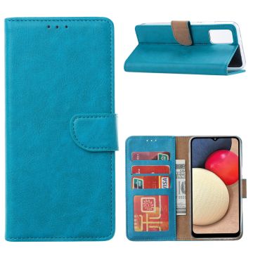 Samsung Galaxy A02s Hoesje - Samsung A02s bookcase wallet - Turquoise