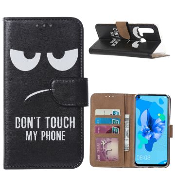 Ntech Quote & Print Design Portemonnee Hoesje - Huawei P20 lite (2019)