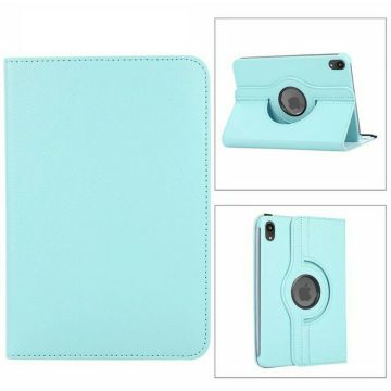 Hoes geschikt voor iPad Mini 6 / iPad mini 2021 Licht Blauw - Hoes geschikt voor iPad Mini 6 cover - Hoes geschikt voor iPad Mini 6 - Hoes geschikt voor iPad Mini 6 hoesje - Hoes geschikt voor iPad mini 6 case - 360° draaibare Hoes Kunstleer