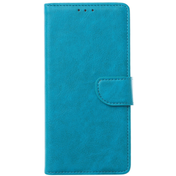 Hoesje Geschikt voor iPhone 15 Pro hoesje bookcase met 2x screenprotector – Blauw