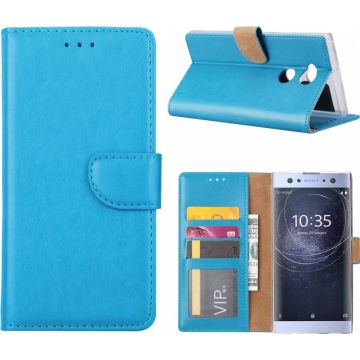 Sony Xperia XA2 Ultra Portmeonnee cover hoesje / boektype case Blauw