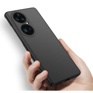 Huawei P50 Pro Hoesje colour Siliconen cover - Hoesje Huawei P50 Pro Tpu backcover hoesje Zwart