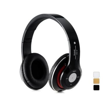 Wireless bluetooth headset Met Fm radio en Geheugen Poort zwart