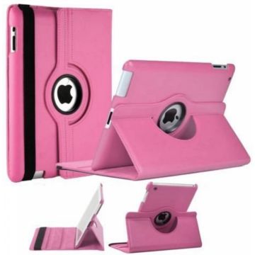 iPad 2 / 3 / 4 Case 360 graden draaibare beschermhoes cover - Licht Roze