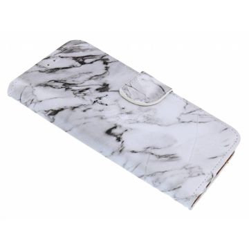 Ntech Marmor Design Portemonnee Hoesje Met Pasjesruimte & Magneet flapje - Samsung Galaxy A30