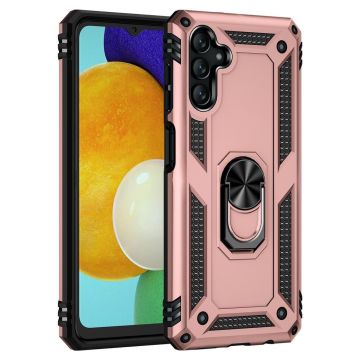 Otronica Backcover voor Samsung Galaxy A13 5G / A04s Hoesje - Ring Houder – Rose goud