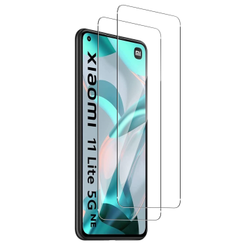 Xiaomi Mi 11 Lite Screenprotector - Xiaomi Mi 11 Lite 4G/5G Screenprotector Glas Gehard Tempered Glass - 2 Stuks