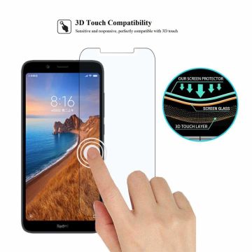 Ntech 2 Pack Xiaomi Redmi 7A Screenprotector / Anti-Scratch Tempered Glass (0.3mm)