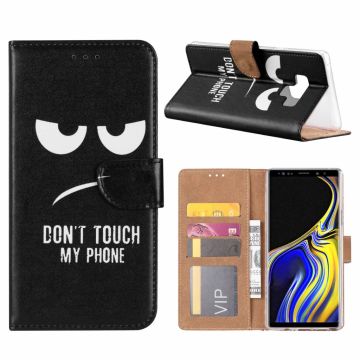 Samsung Galaxy Note 9 Quote & Print Design Boek hoesje met pasjesruimte