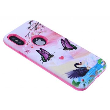 iPhone X / Xs 3D Romance/Love Design Back Cover Hoesje