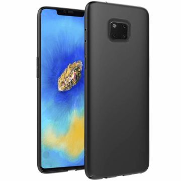 Huawei Mate 20 Pro Zwart TPU Silicone Hoesje