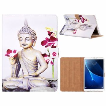 Samsung Galaxy Tab A 10.5" SM T590 / T595 2018 Boeddha & Bloem Design Booktype Kunstleer Hoesje
