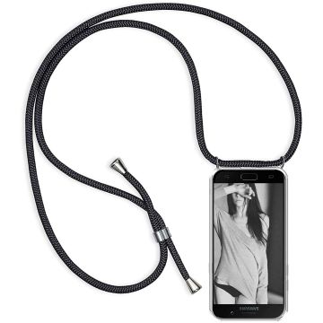 Xiaomi Redmi Note 10 Pro Hoesje Koord / Redmi Pro Max Hoesje - Xiaomi Redmi Note 10 Pro/Pro Max hoesje transparant Shockproof Backcover met koord