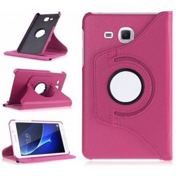 Samsung Galaxy Tab A 7.0 inch (2016) T280 / T285 hoesje 360 graden draaibare Case Magenta