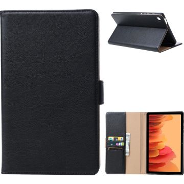 Samsung Tab A7 lite Hoes Premium Luex Leren Bookcase Zwart - Samsung Galaxy A7 Lite hoes Boekmodel - Samsung A7 lite hoesje - Samsung Tab A7 lite hoes 2022