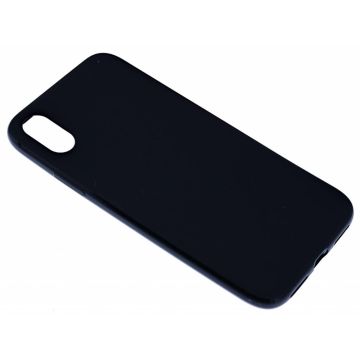 Zwart Soft Siliconen TPU Hoesje iPhone X / Xs