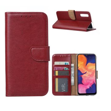 Samsung Galaxy A10 Portemonnee Hoesje - Bordeaux Ntech