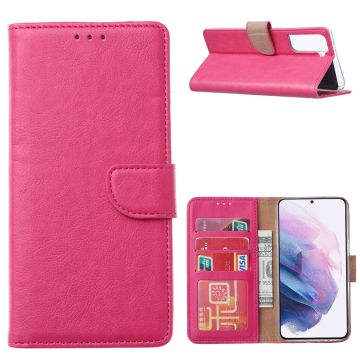 Samsung Galaxy S21 Plus Hoesje - Samsung S21 Plus Portemonnee BookCase - Pink