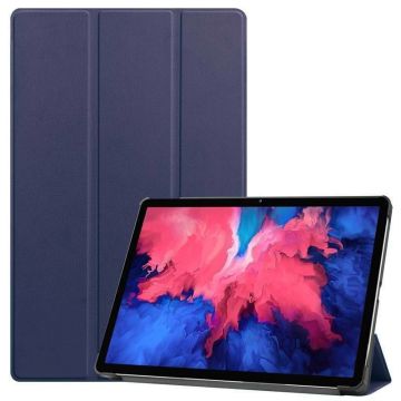 Lenovo Tab P11 Pro hoes - Lenovo Tab P11 Pro bookcase Donker Blauw - Trifold tablethoes smart cover - hoes lenovo tab P11 Pro 11.5 inch - Ntech