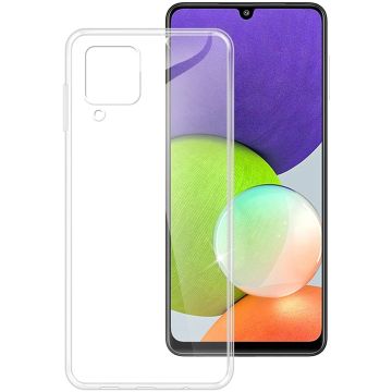 Samsung A22 5G Hoesje Transparant silicone hoesje / Galaxy A22 5G hoesje backcover Clear TPU Case