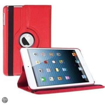 iPad Mini 3 hoesje Multi-stand Case 360 graden draaibare Beschermhoes rood