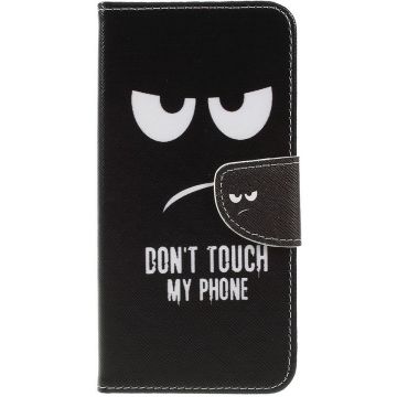 Book Case Samsung Galaxy A7 (2018) Hoesje - Don’t Touch