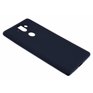 Nokia 9 Case Zwart TPU Hoesje Matte Finish Slim Profile