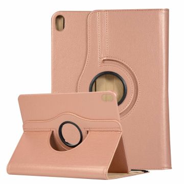 Ntech Hoes geschikt voor Apple iPad iPad Air (2019) 10.5 Draaibare Hoes - Rosegoud