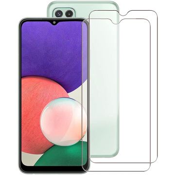 Screenprotector Samsung A22 5G - Samsung A22 5G Screenprotector Glas - Galaxy A22 5G Screen Protector - 2 stuks