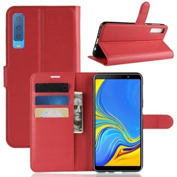 Book Case Samsung Galaxy A7 (2018) Hoesje - Rood