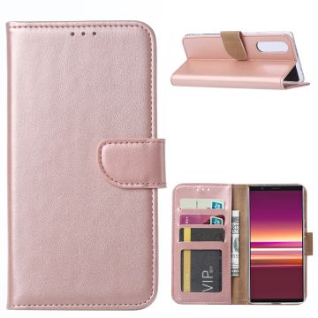 Sony Xperia 5 Portemonnee hoesje - Rose goud