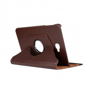 Samsung Galaxy Tab A 10,1 SM T580 / T585 Tablet Case met 360° draaistand cover hoesje - Bruin