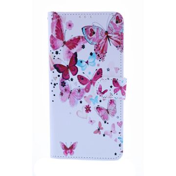Ntech Vlinder Fashion Portemonnee | Boek Hoesje - Samsung Galaxy A50