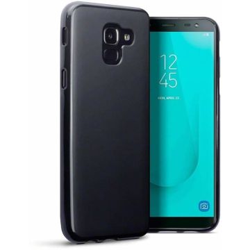 Hoesje voor Samsung Galaxy J6 (2018), gel case, zwart
