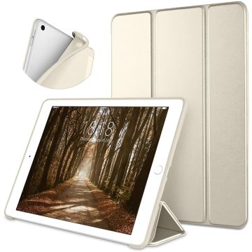 Hoes geschikt voor iPad 2017 / 2018 backcover Hoes Goud - Hoes geschikt voor iPad 5e / 6e generatie - Hoes geschikt voor iPad siliconen - Hoes geschikt voor iPadje Soft smart cover - Hoes geschikt voor iPad 2018 Hoes - Hoes geschikt voor iPad 9.7 hoes - H