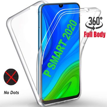 Huawei P Smart 2020 Hoesje 360° TPU 2 in 1 Case Transparant ( Voor en Achter)