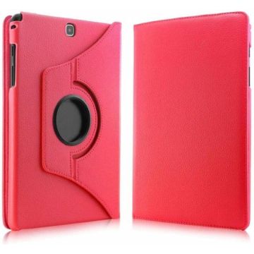 Samsung Galaxy Tab A 9,7 inch SM-T550 Tablet Case met 360ﾰ draaistand cover hoesje - Rood