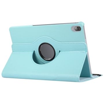 Nokia T20 hoes boek case - 360° draaibare Hoes Kunstleer Licht Blauw - Nokia T20 Hoesje - Nokia T20 Case