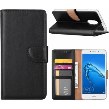 Huawei Y7 Prime Portemonnee hoesje / book case Zwart