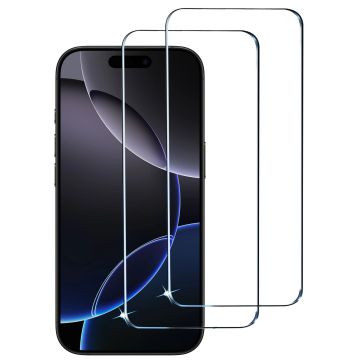 Tempered glass Geschikt voor iPhone 16 Pro Max Screenprotectors - Beschermglas – Glasplaatje – 2Stuks