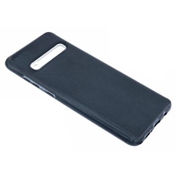 Ntech Samsung Galaxy S10 Zwart Glitter TPU Back Cover Hoesje