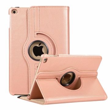 Ntech Hoes geschikt voor Apple iPad iPad Mini 2019 Draaibaar Hoesje 360 - Rosegoud