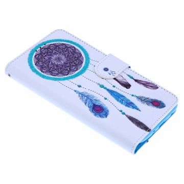 Ntech Samsung Galaxy S10+ (Plus) Dromenvanger Design Boek hoesje met pasjesruimte